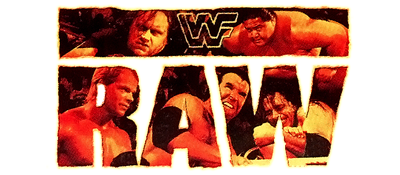 WWF Raw logo for Sega Mega Drive